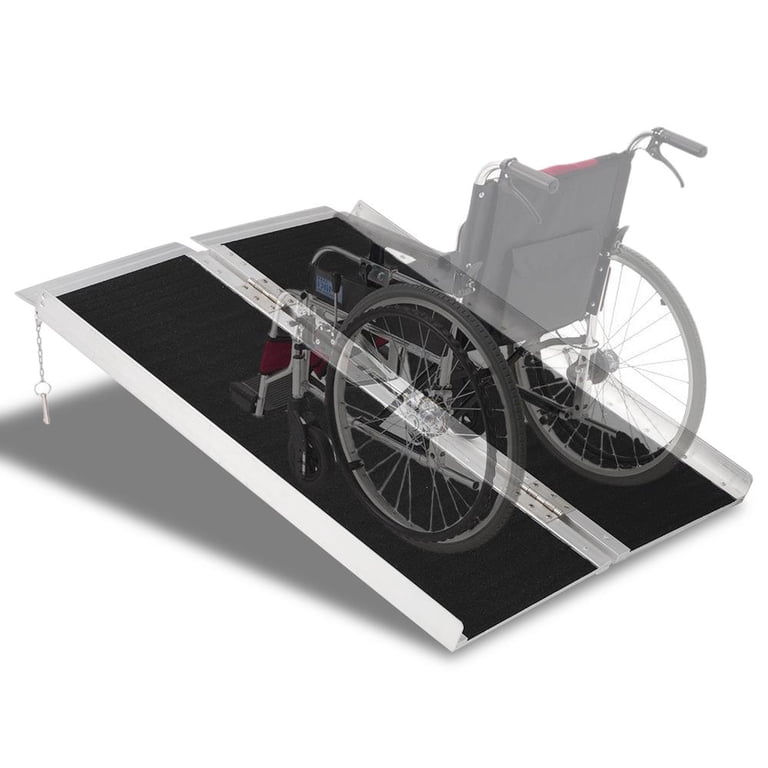 Winado 3ft Wheelchair Ramp, 600 lb Capacity, for Steps, Stairs