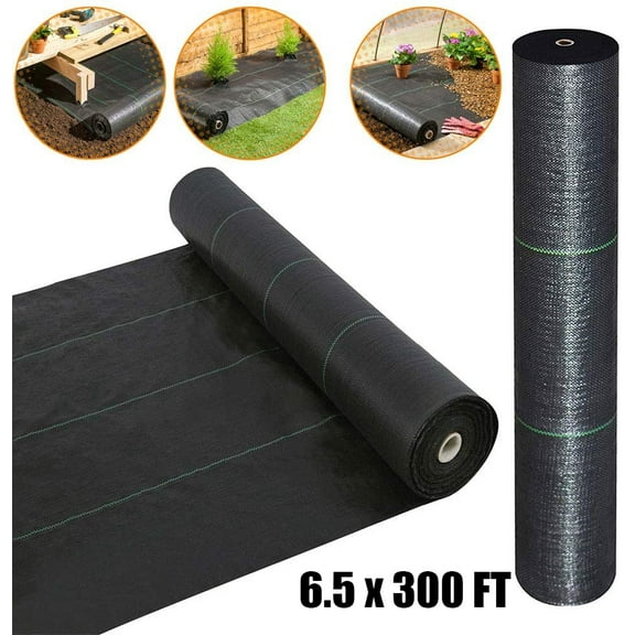 Winado 6.5ft x 300ft Garden Weed Barrier Landscape Fabric, Yard