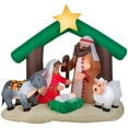 thumbnail image 1 of Winado 6FT Inflatable Nativity Garden Jesus Family Decoration Inflatable Pre-Lit Baby Jesus Decor, 1 of 9