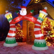 Winado 9Ft Inflatable Santa Claus Christmas Door Arch Outdoor Year Party Decoration