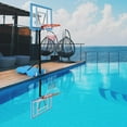 thumbnail image 1 of Winado Height Adjustable Poolside Basketball Stand Hoop, for Kids Youth Adult, Blue, 1 of 17