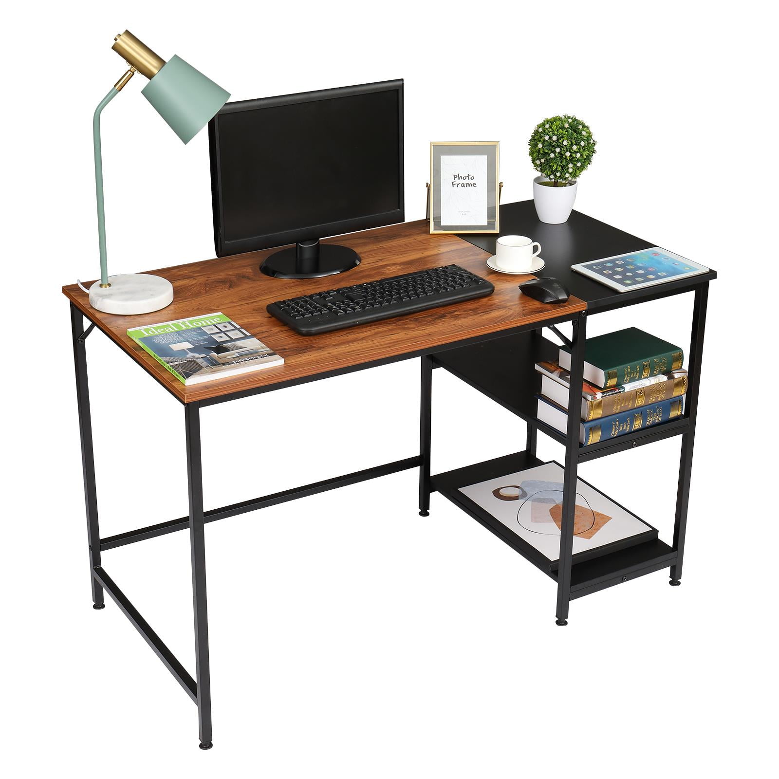 Winado Home Office Computer Desk,Study Writing Desk with Metal Drawer