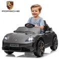 thumbnail image 1 of Winado Licensed Porsche Taycan 12V Kids Electric Ride On Car with Remote Control, Ages 3-5, Gray, 1 of 11