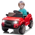 thumbnail image 1 of Winado Licensed Toyota 12V Kids Electric Ride On Car with Remote Control, Music, Lights, Red, 1 of 8