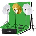 thumbnail image 1 of Winado Photo Pro Studio Lighting Photography 3 Muslin Backdrop Light Stand Kit, 1 of 11