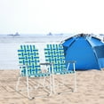 thumbnail image 1 of Winado Portable Easy Fold Beach Chairs- Set of 2, Blue, 1 of 11