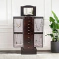 thumbnail image 1 of Winado Sheffield Standing Armoire Jewelry Cabinet with 8 Drawers, 2 Swing Doors, 1 of 10