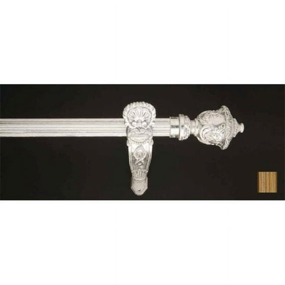 WinarT 8.1182.45.30.400 Palas 1182 Curtain Rod Set - 1.75 in. - Driftwood - 157 in.
