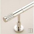 thumbnail image 1 of WinarT USA 8.1008.30.01.280 Vesta 1008 Curtain Rod Set - 1.25 in. - Matte Nickel - 110 in., 1 of 1