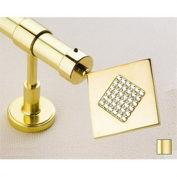 WinarT USA 8. 1039. 30. 03. 240 Hera 1039 Curtain Rod Set - 1. 25 inch - Matte Brass - 94 inch