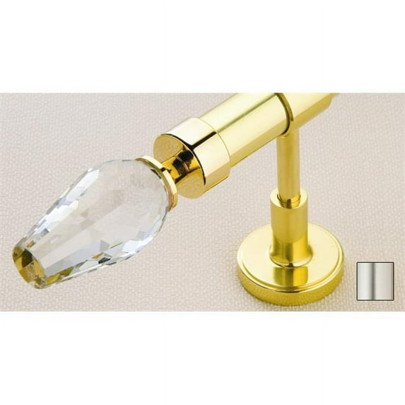 WinarT USA 8.1045.25.01.120 Febris 1045 Curtain Rod Set - 1 in. - Matte Nickel - 48 in.