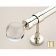 thumbnail image 1 of WinarT USA 8. 1050. 25. 03. 320 Febris 1050 Curtain Rod Set - 1 inch - Matte Brass - 126 inch, 1 of 1
