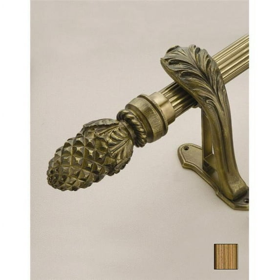 WinarT USA 8.1073.45.30.120 Palas 1073 Curtain Rod Set - 1.75 in. - 48 in.