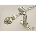 thumbnail image 1 of WinarT USA 8.1080.45.22.200 Palas 1080 Curtain Rod Set - 1.75 in. - Black Silver - 78 in., 1 of 1