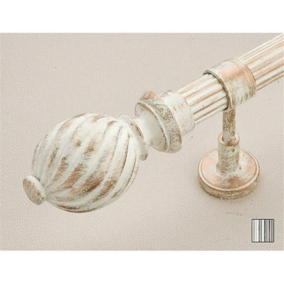 WinarT USA 8. 1084. 30. 32. 400 Palas 1084 Curtain Rod Set - 1. 25 inch - 157 inch