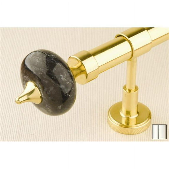 WinarT USA 8. 1129. 20. 02. 400 Flora 1129 Curtain Rod Set -. 75 inch - Chrome - 157 inch