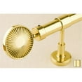 thumbnail image 1 of WinarT USA 8. 1132. 30. 03. 400 Liber 1132 Curtain Rod Set - 1. 25 inch - Matte Brass - 157 inch, 1 of 1