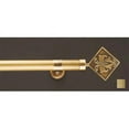 thumbnail image 1 of WinarT USA 8.1139.30.05.320 Liber 1139 Curtain Rod Set - 1.25 in. - Antique Brass - 126 in., 1 of 1