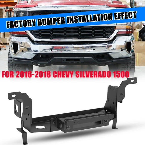 Winch Bracket for 2016-2018 Chevy Silverado 1500,Accommodate 12000 Pounds