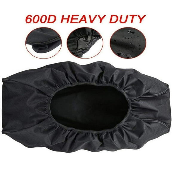Winch Cover Heavy Duty Waterproof Dustproof Winch Protection Cover with Elastic Band Winch Protection Cover for Electric Winches