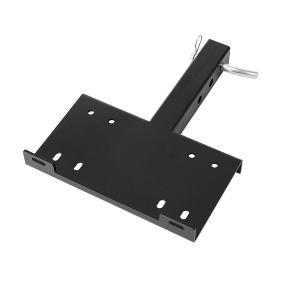Winch Mount 15000 lbs, 2-inch Receiver Hitch, Vehicle Winch Mount for ATV/UTV, Heavy Duty Trailer Winch Receiver, 2/4 Hole Compatible