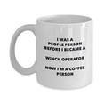 thumbnail image 1 of Winch Operator Coffee Person Mug – Unique White Ceramic Mug - Hot cocoa, Tea Coffee Mug – Novelty Perfect Ideas for Gifts Birthdays, Christmas, 1 of 1