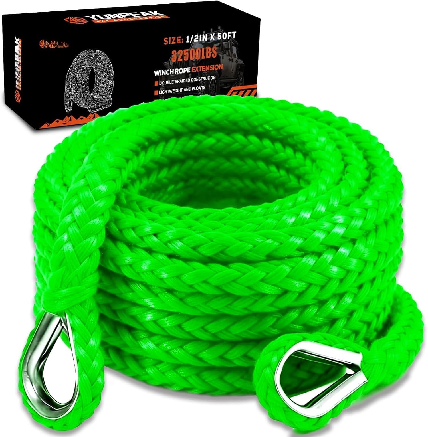 Campboss 10T Winch Extension Rope