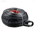 Winch Rope String Line,Cable With Sheath Gray Synthetic Towing Rope