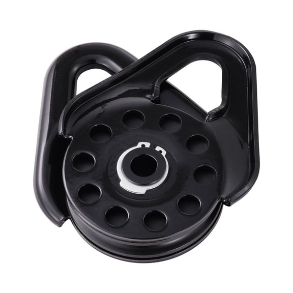 Winch Snatch Block 16,000lbs, 32,000lbs Break Strength - 3/8 inch Rope - Heavy Duty Recovery Pulley for Truck, ATV, UTV & Tractor - Offroad Towing Accessory