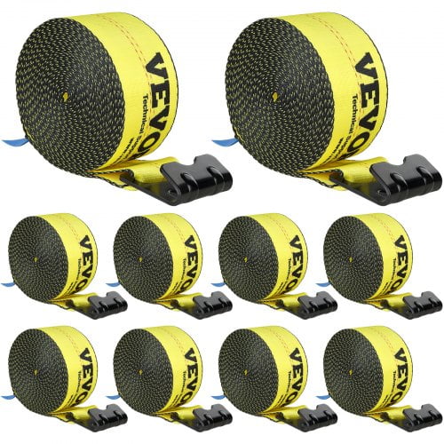 Winch Straps, 4" x 30', 6000 lbs Load Capacity, 18000 lbs Break