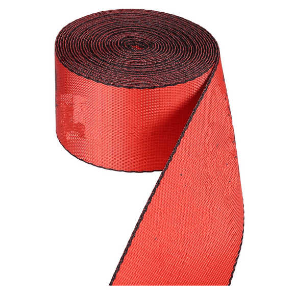 Winch Straps 4" x 30ft 6000 lbs Capacity (10 Pack) - Truck Tie Downs, Flatbed Cargo Straps with Flat Hooks for Trailers, Farms, Rescue - Red