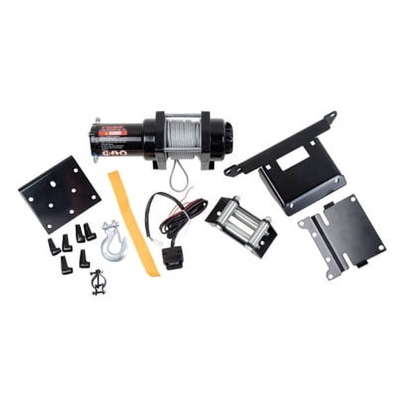 Winch with Wire Rope and Mount Plate 2500 lb. for Polaris SPORTSMAN 500 4X4 2005-2006