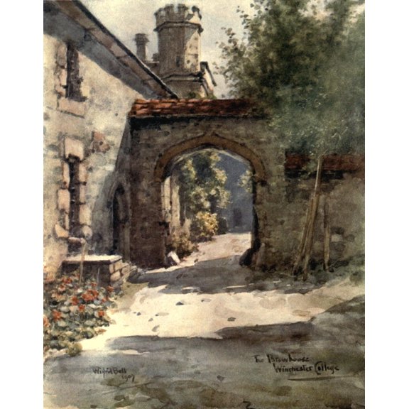 Winchester 1910 Brewhouse, Winchester College Poster Print by Wilfrid Ball (24 x 36)