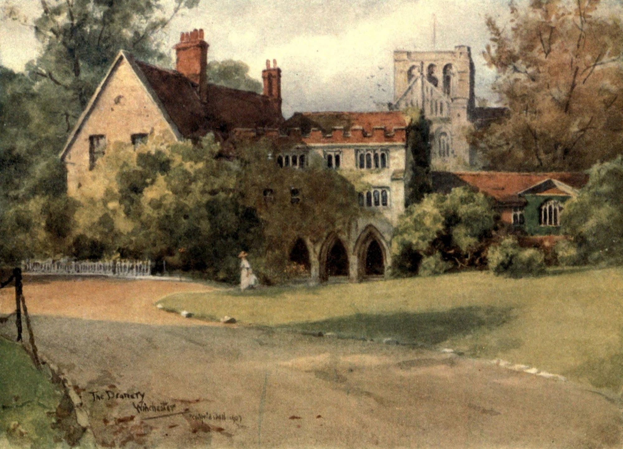 Winchester 1910 Deanery Canvas Art - Wilfrid Ball (18 x 24)