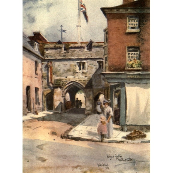 Winchester 1910 King's Gate Poster Print by Wilfrid Ball (24 x 36)