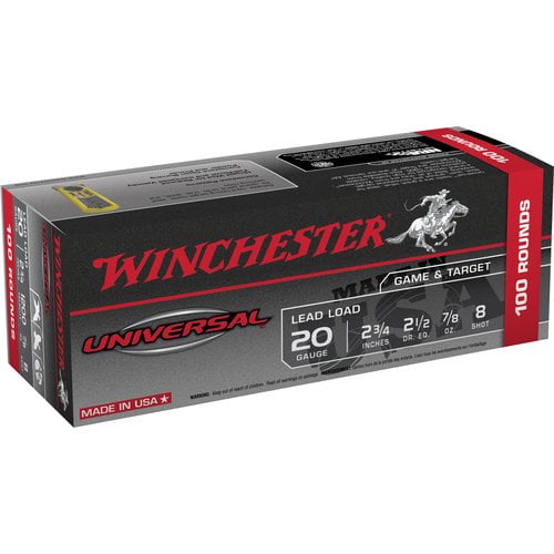Winchester 20GA 2-3/4" Universal Target Loads for Clay and Skeet Shooting