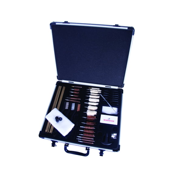 Winchester 62 Pc Super Deluxe Cleaning Kit Aluminum Case