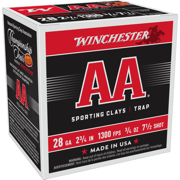 Winchester AA sporting clay 28 gauge