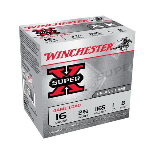 Winchester Ammo XU168 16 Gauge - Shotgun Ammunition - 2 3/4", 1oz 8 Shot, 25 Ct