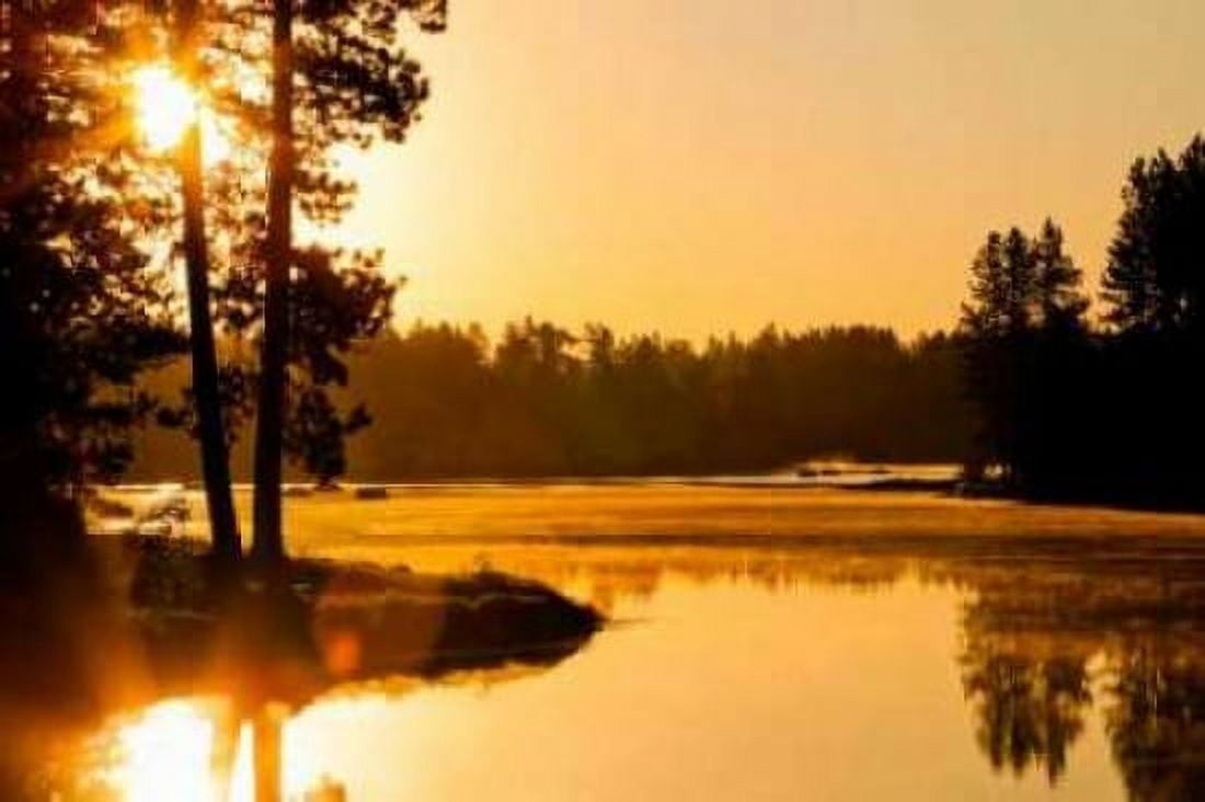 Winchester Lake II Canvas Art - Bob Stefko (12 x 18)