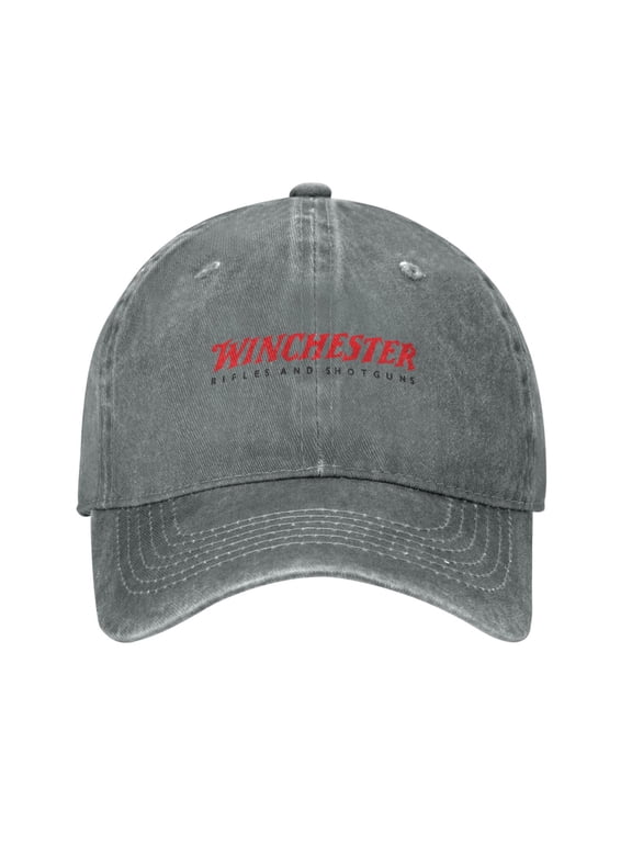 Winchester-Logo Adult Adjustable Classic Washed Casquette Cap Hat Baseball Cap For Man For Woman