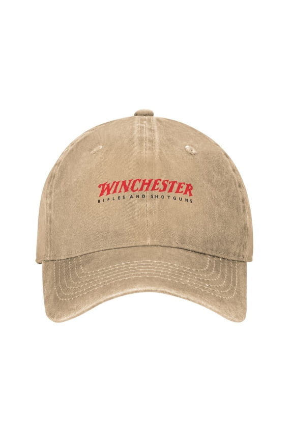 Winchester-Logo Adult Adjustable Classic Washed Casquette Cap Hat Baseball Cap For Man For Woman