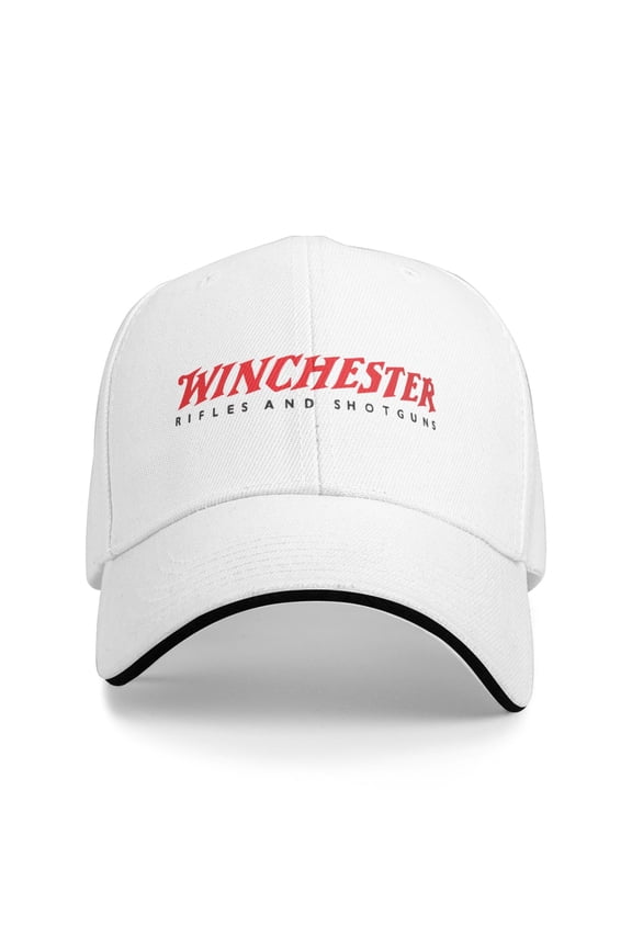 Winchester-Logo Unisex Sandwich Cap Classic Baseball Capunisex Adjustable Casquette Dad Hat