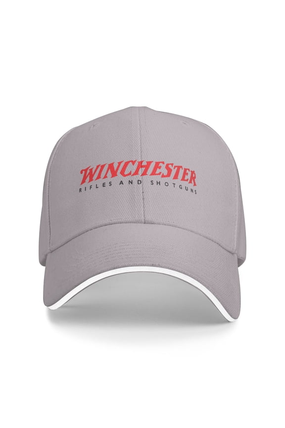 Winchester-Logo Unisex Sandwich Cap Classic Baseball Capunisex Adjustable Casquette Dad Hat