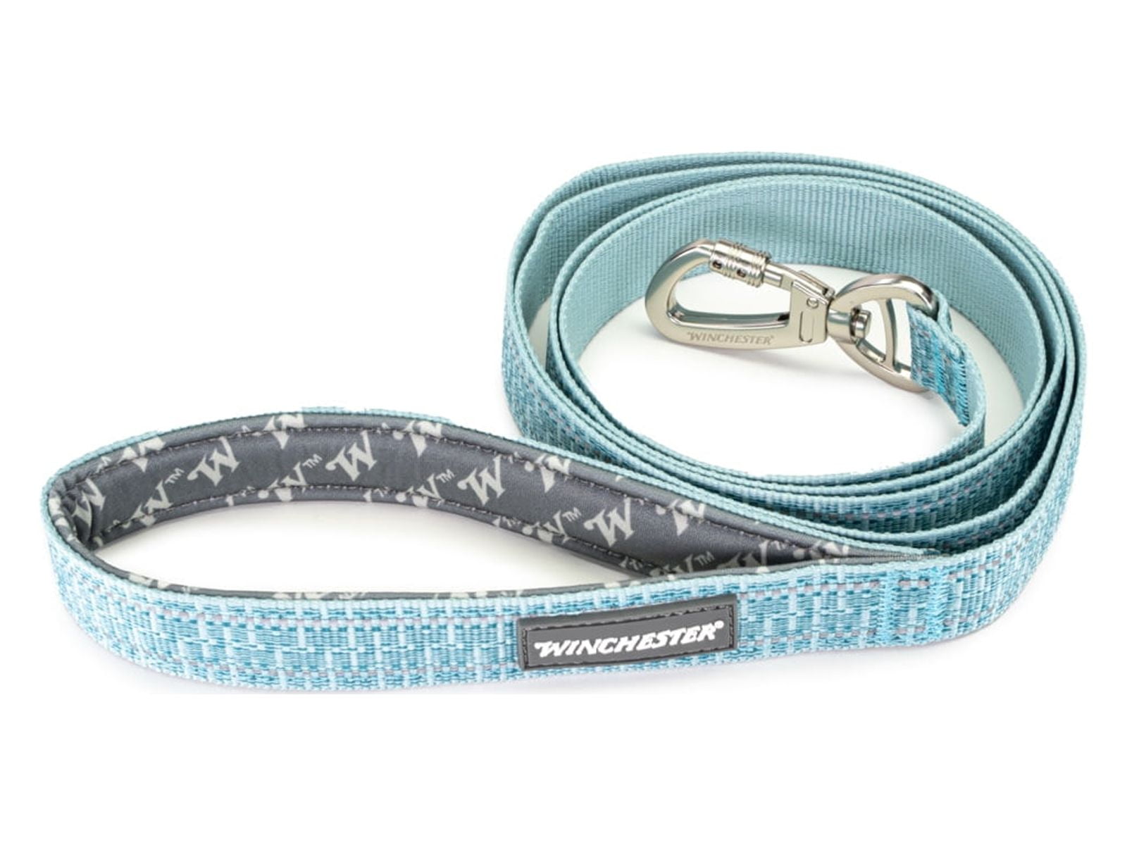 Winchester Pet Deluxe Carabiner Leash 6-Foot, Aqua Haze, 6 foot