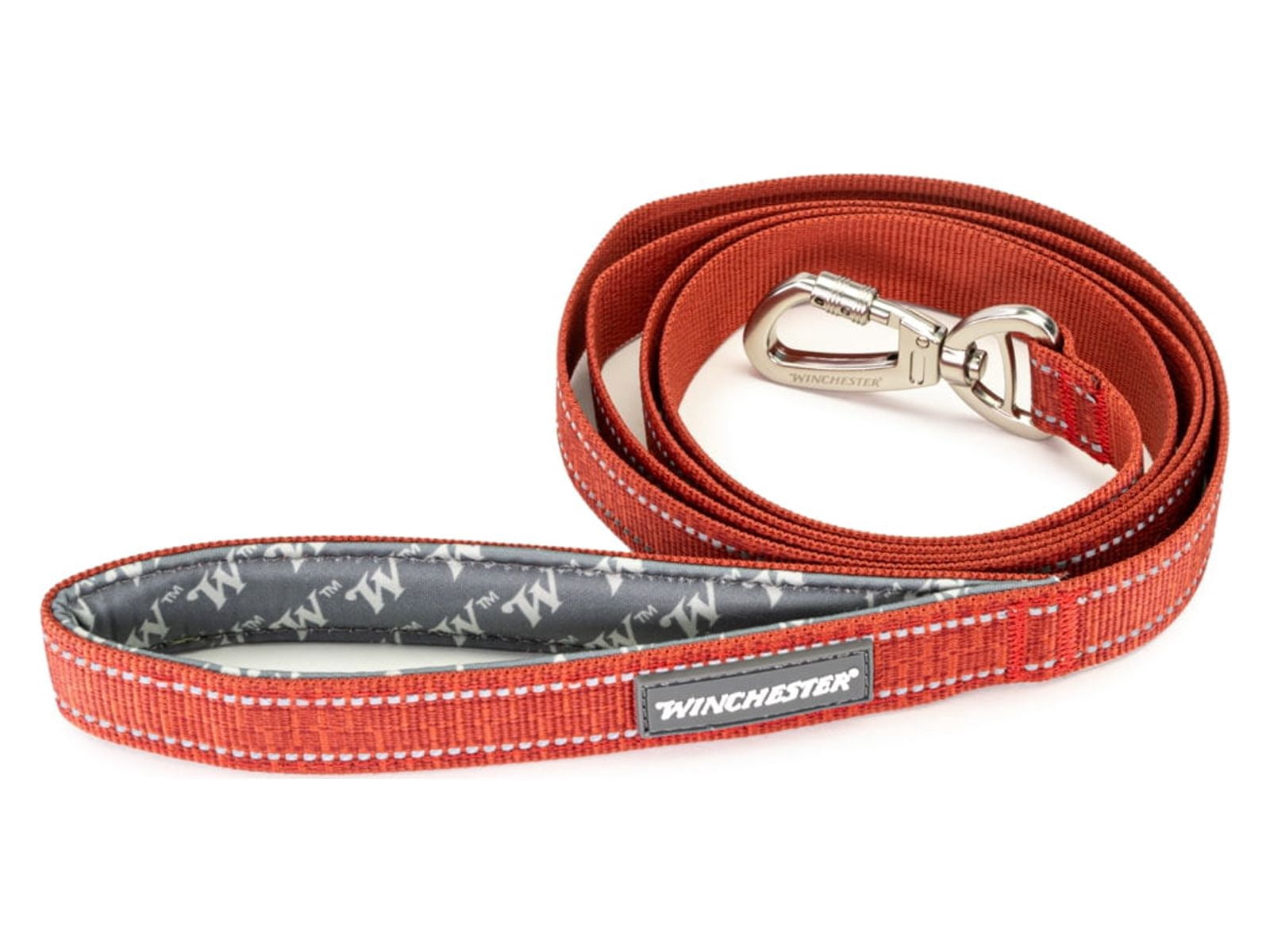 Winchester Pet Deluxe Carabiner Leash 6-Foot, Ketchup, 6 foot
