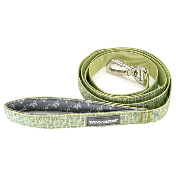 Winchester Pet Deluxe Carabiner Leash 6-Foot, Smoke Pine, 6 foot