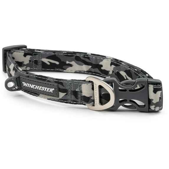 Winchester Pet Printed Collar, Camo Black, XL