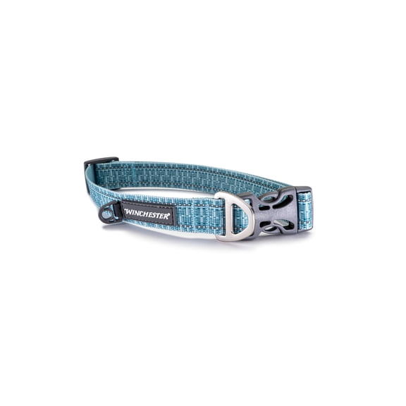 Winchester Pet Signature Ombre Dog Collar, Aqua Haze, S