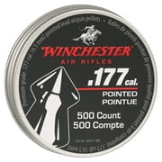 Winchester Pointed Pellet for Use with Air Gun Ammunition .177 Caliber, 500 Count, New Condition 0.8 lb. 1 in packaging length